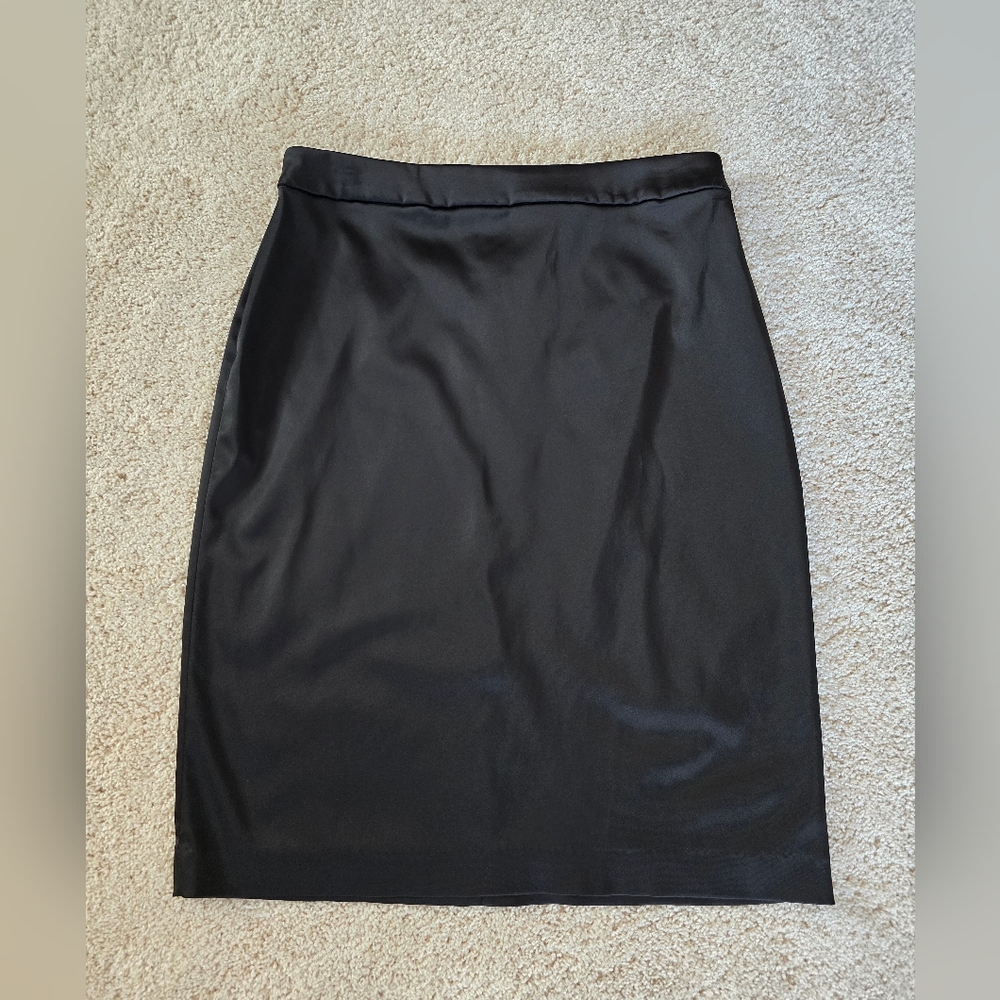 TADASHI collection women's black classy knee-length skirt size 14